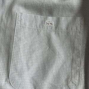 Limited Edition Lacoste Silver Croc Dress Shirt